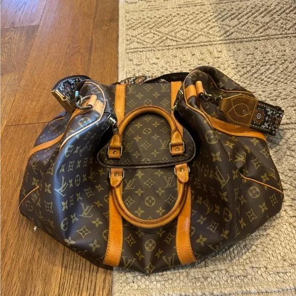 Louis Vuitton keepall 50 Classic Monogram Duffel Bag vinatge - Picture 2 of 6
